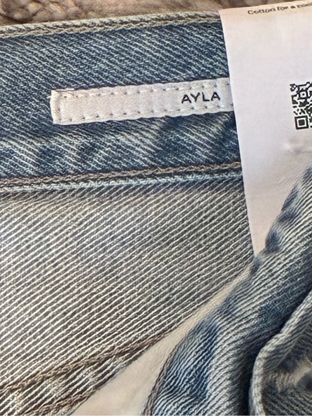 Citizens Of Humanity Ayla Swirl Baggy Jeans Size 26 NWT - Picture 5 of 9